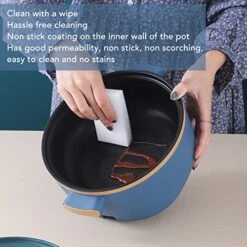 Electric Cooker, 800W Electric Cooker 2.5L 3 Speed Control Single Layer Multifunctional Electric Pot Cooker(#1) -KitchenAid Shop 51n8NmvmHIL