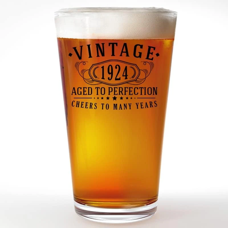 Vintage 1988 Printed 16oz Pint Beer Soda Pub Glass - Aged To Perfection - 35th Birthday Gifts For Him Men - 35 Years Old Decorations Anniversary For Her Women 8 Vintage 1988 Printed 16oz Pint Beer Soda Pub Glass - Aged To Perfection - 35th Birthday Gifts For Him Men - 35 Years Old Decorations Anniversary For Her Women - Image 6