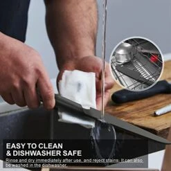 Nylon Knife, 2-Piece Plastic Kitchen Knife For Real Cooking And Cutting Pizza, Cakes, Bread, Fruits, Veggies Durable Nylon Kitchen Knife For Kids -KitchenAid Shop 51nG6e6W3WL