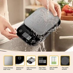 Ood Kitchen Scale, Electronic Digital Grams And Oz With Nutritional Calculator For, Fruit, Calorie And Weight Loss In Kitchen, Ingredients ,Jewellery ,Powder ,Small(Black) 8 Ood Kitchen Scale, Electronic Digital Grams And Oz With Nutritional Calculator For, Fruit, Calorie And Weight Loss In Kitchen, Ingredients ,Jewellery ,Powder ,Small(Black) -KitchenAid Shop 51nS90kb8TL