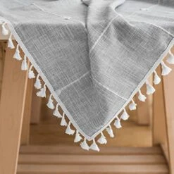 Rustic Tablecloth Cotton Linen Splashproof Tablecloths Burlap Table Cloths For Kitchen Dining Buffet Cloth Table Cloth For Rectangle Tables Grey Rectangle Table,55''x70'',4-6 Seats 11 Rustic Tablecloth Cotton Linen Splashproof Tablecloths Burlap Table Cloths For Kitchen Dining Buffet Cloth Table Cloth For Rectangle Tables Grey Rectangle Table,55''x70'',4-6 Seats -KitchenAid Shop 51nWyay2nEL