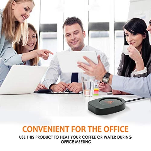 Coffee Mug Warmer - Desktop Beverage Warmer - Electric Cup Warmer Tea Water Cocoa Milk For Office Desk And Home Use 110V Best Gift For Coffee Lovers With Automatic Shut Off Function Black (Black) 6 Coffee Mug Warmer - Desktop Beverage Warmer - Electric Cup Warmer Tea Water Cocoa Milk For Office Desk And Home Use 110V Best Gift For Coffee Lovers With Automatic Shut Off Function Black (Black) - Image 4