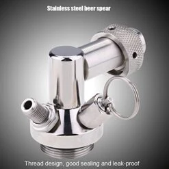 Beer Spear Stainless Steel Beer Spear Quick Fitting Connector Practical Homebrew Tool Mini Keg Dispenser