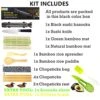 Sushi Making Kit, All In One Sushi Bazooka Maker With Bamboo Mats, Bamboo Chopsticks, Avocado Slicer, Paddle, Spreader, Sushi Knife, Chopsticks Holder, Cotton Bag, DIY Sushi Roller Machine
