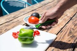 Zyliss YLISS Paring Knife With Sheath Cover, 3.5-Inch Stainless Steel Blade, Green -KitchenAid Shop 51nxlslooxL