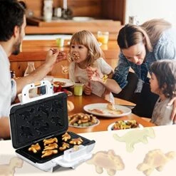 Mini Waffle Maker Dinosaur Waffle Iron For Kids 7 Unique Dino Waffle In Minutes, Electric Nonstick Waffle Pancakes Maker With Removable Plates Breakfast Maker Machine, Fun Gift For Kids Family 11 Mini Waffle Maker Dinosaur Waffle Iron For Kids 7 Unique Dino Waffle In Minutes, Electric Nonstick Waffle Pancakes Maker With Removable Plates Breakfast Maker Machine, Fun Gift For Kids Family -KitchenAid Shop 51o2a8XlbPL