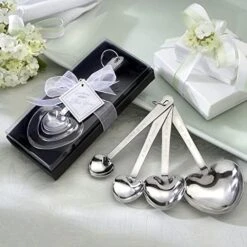 Love Beyond Measure Spoons, Heart Shaped Measuring Spoons, Stainless Steel -KitchenAid Shop 51o76gocSL. AC