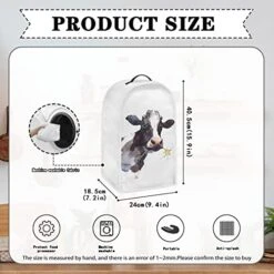 BYCHECAR Cow Kitchen Blender Dust Cover Blender Covers Mixer Cover Appliance Cover Protection Washable Food Processor Dust Cover -KitchenAid Shop 51o88npXiSL