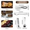 Charcuterie Accessories (14 Pcs), Cheese Spreaders For Charcuterie Board, Mini Serving Spoons, Forks And Mini Serving Tongs - Charcuterie Utensils For Butter, Cheese And Pastry Making 2 Charcuterie Accessories (14 Pcs), Cheese Spreaders For Charcuterie Board, Mini Serving Spoons, Forks And Mini Serving Tongs - Charcuterie Utensils For Butter, Cheese And Pastry Making -KitchenAid Shop 51oMXXqemhL