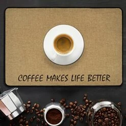 ETTORLER Coffee Mat, Waterproof Coffee Bar Mat Imitation Linen Surface (24x16x0.12IN) Thickened Upgrade DIATOM MUD Bottom Coffee Maker Mat Leak-Proof Coffee Mat For Countertops Table Espresso Machine 15 ETTORLER Coffee Mat, Waterproof Coffee Bar Mat Imitation Linen Surface (24x16x0.12IN) Thickened Upgrade DIATOM MUD Bottom Coffee Maker Mat Leak-Proof Coffee Mat For Countertops Table Espresso Machine -KitchenAid Shop 51oPrP7FH0L