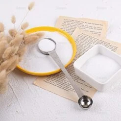 , Endurance Stainless Steel Coffee Measuring Scoop Spoons 1 Tablespoon And 1 Teaspoon Long Handle With Tick Mark For Tea Sugar -KitchenAid Shop 51oQHQ3TbNL