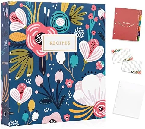 Recipe 3 Ring Binder 8.5x11 | Full-Page With Clear Protective Sleeves To Write In Your Own Recipes And Color Printing Paper For Family Recipes 17 Recipe 3 Ring Binder 8.5x11 | Full-Page With Clear Protective Sleeves To Write In Your Own Recipes And Color Printing Paper For Family Recipes - Image 15