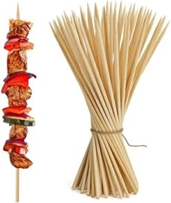 Wooden Candy Apple Skewer Sticks, 6mm 5.25inch Natural Bamboo Skewers BBQ Caramel Apple Sticks Cotton Candy Stick Rock Candy Stick Skewer Semi Pointed Lollipop Sticks Barbecue Corn Dog -KitchenAid Shop 51opk6WrbeL. AC