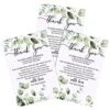 Wedding Thank You Cards Thank You Place Setting Wedding Greenery Cards Eucalyptus Thank You Place Cards 4 X 6 Inches For Wedding Reception Rehearsal Dinner Party Bridal Shower(50 Pieces)