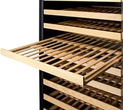 WC1926BLHD 24" Wide Single Zone Wine Cellar, Up To 165 Standard 750ml Bordeaux Style Bottles Or Burgundy Style Bottles, Automatic Defrost, Glass Door, Black Cabinet, 115 V AC -KitchenAid Shop 51pZ4dscN4L