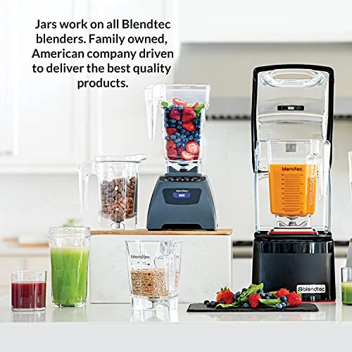 Blendtec Classic 575 Blender Wtih WildSide+ Jar (96 Oz) And Spoonula Spatula Bundle, Professional-Grade Power, Self-Cleaning, 4 Pre-Programmed Cycles, 5-Speeds, White 4 Blendtec Classic 575 Blender Wtih WildSide+ Jar (96 Oz) And Spoonula Spatula Bundle, Professional-Grade Power, Self-Cleaning, 4 Pre-Programmed Cycles, 5-Speeds, White - Image 2
