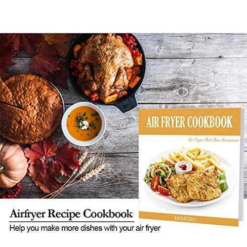 Square Air Fryer Accessories 11 Pcs With Recipe Cookbook Compatible For Philips Air Fryer, COSORI And Other Square AirFryers And Oven, Deluxe Deep Fryer Accessories Set Of 12 (8 Inch) 7 Square Air Fryer Accessories 11 Pcs With Recipe Cookbook Compatible For Philips Air Fryer, COSORI And Other Square AirFryers And Oven, Deluxe Deep Fryer Accessories Set Of 12 (8 Inch) - Image 5