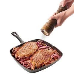 Pepper Grinder – 2 Pcs Pepper Mill, Ceramic Mill With Strong Adjustable Solid Wooden Grinder (8 Inch) By TOPODO 15 Pepper Grinder – 2 Pcs Pepper Mill, Ceramic Mill With Strong Adjustable Solid Wooden Grinder (8 Inch) By TOPODO -KitchenAid Shop 51pvOgaC44L