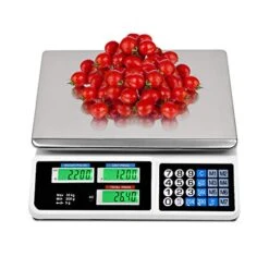66LB Digital Weight Price Scale Electronic Price Computing Scale LCD Digital Commercial Retail Food Meat Weight Scales, Upgraded Version