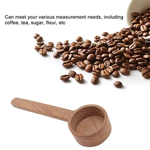Offee Scoop For Ground Coffee, Black Walnut Wooden Coffee Measuring Spoon For Coffee Beans Or Tea 8g/10g(Long Handle) 6 Offee Scoop For Ground Coffee, Black Walnut Wooden Coffee Measuring Spoon For Coffee Beans Or Tea 8g/10g(Long Handle) - Image 4
