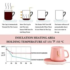 Coffee Mug Warmer, Coffee Warmer For Desk Coffee Cup Warmer Auto Shut Off, Mug Warmer With 3 Temperature Settings, Intelligent Gravity Sensing Coffee Heater, Electric Beverage Warmer For Coffee -KitchenAid Shop 51qprfT0nxL