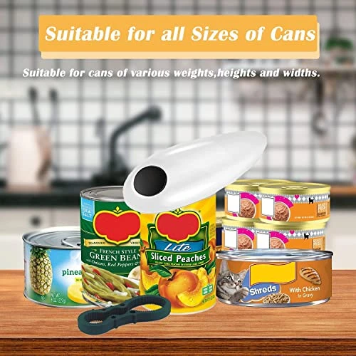 Electric Can Opener, One-Touch Switch Can Opener, Safe Smooth No Sharp Edges Can Opener For Almost Size Can, Can Opener Electric Best Kitchen Gadgets For Chefs, Arthritis And Seniors 4 Electric Can Opener, One-Touch Switch Can Opener, Safe Smooth No Sharp Edges Can Opener For Almost Size Can, Can Opener Electric Best Kitchen Gadgets For Chefs, Arthritis And Seniors - Image 2