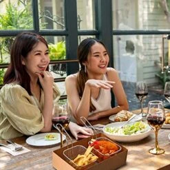 24 Pcs Mini Square Fry Basket Stainless Steel French Fries Holder Deep Fryer Baskets Only Square Mesh Food Basket With Handles Small Serving Basket For Kitchen Restaurant Cafe Barbecue (Sliver) 10 24 Pcs Mini Square Fry Basket Stainless Steel French Fries Holder Deep Fryer Baskets Only Square Mesh Food Basket With Handles Small Serving Basket For Kitchen Restaurant Cafe Barbecue (Sliver) -KitchenAid Shop 51r9voZiw0L