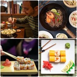 5 Pieces Reusable Chopsticks Helpers Training Chopstick Hinges Connector Training Chopstick For Adults, Beginner, Trainers Or Learner (Black) -KitchenAid Shop 51rBIvjprlL