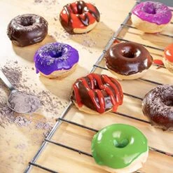 Mini Donut Maker - Electric Non-Stick Surface Makes 7 Small Doughnuts, Decorate Or Ice Your Own For Kid Friendly Dessert Or Snack - The Unique Gift Or Baking Activity For Kids & Adults -KitchenAid Shop 51rN02qOBOS