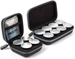 Protective Carrying Case For Nespresso & Compatible Capsules Portable Espresso Maker Coffee Pod Holder PU Material Hard Shell Portable Grey(2 Pack, 4 Pods,8 Pods) -KitchenAid Shop 51rzLGSEiyL. AC