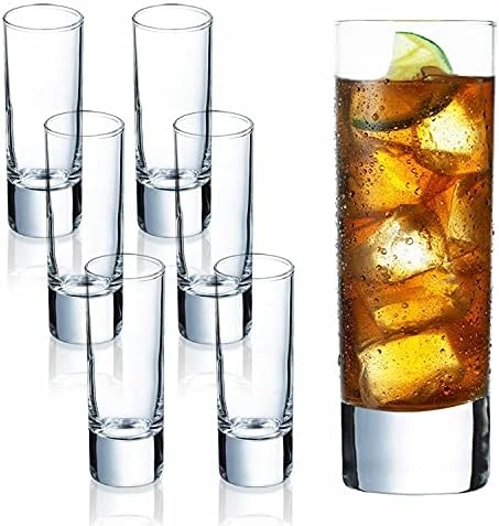 Clear Heavy Base Shot Glasses 12 Pack, 2 Oz Tall Glass Set For Whiskey, Tequila, Vodka 8 Clear Heavy Base Shot Glasses 12 Pack, 2 Oz Tall Glass Set For Whiskey, Tequila, Vodka - Image 6