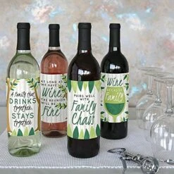 Family Tree Reunion - Family Gathering Party Decorations For Women And Men - Wine Bottle Label Stickers - Set Of 4 11 Family Tree Reunion - Family Gathering Party Decorations For Women And Men - Wine Bottle Label Stickers - Set Of 4 -KitchenAid Shop 51s41jaHDeL