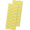 Striped Paper Straws - Yellow White - 7.75 Inches - Pack Of 50 - Outside The Box Papers Brand -KitchenAid Shop 51s9nkKy6fL