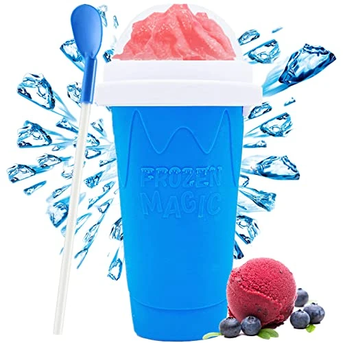 Frozen Magic Slushy Maker Cup,TIK TOK Quick Frozen Smoothies Cup,Slushy Squeeze Cup Slushie Maker Cup Ice Cup,Cool Stuff Ice Cream Maker For Kids Teens Family 3 Frozen Magic Slushy Maker Cup,TIK TOK Quick Frozen Smoothies Cup,Slushy Squeeze Cup Slushie Maker Cup Ice Cup,Cool Stuff Ice Cream Maker For Kids Teens Family