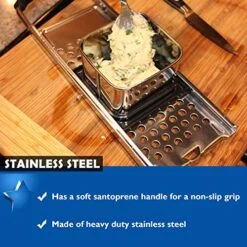 Premium Grade Stainless Steel Spaetzle Maker With Comfort Grip Handle Traditional German Egg Noodle Maker 9 Premium Grade Stainless Steel Spaetzle Maker With Comfort Grip Handle Traditional German Egg Noodle Maker -KitchenAid Shop 51sMlE9UIeL