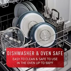 Platinum Nonstick Jumbo Cooker 5 Quart Induction Cookware, Pots And Pans, Dishwasher Safe Slate 14 Platinum Nonstick Jumbo Cooker 5 Quart Induction Cookware, Pots And Pans, Dishwasher Safe Slate -KitchenAid Shop 51sRCZM8hrL