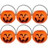 6 Pcs Mini Pumpkin Buckets Plastic Buckets With Handles Pumpkin Trick Or Treat Bucket For Holiday Halloween Banquet -KitchenAid Shop 51sRQ5AELBL