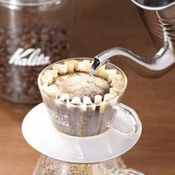 Kalita Wave Series KWF-155#22213 Coffee Filters, White, For 1-2 People, 100 Sheets 11 Kalita Wave Series KWF-155#22213 Coffee Filters, White, For 1-2 People, 100 Sheets -KitchenAid Shop 51shOz8rL0L