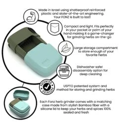 Store & Go Herb Grinder And Case // Caribbean 11 Store & Go Herb Grinder And Case // Caribbean -KitchenAid Shop 51siRvIFH1L