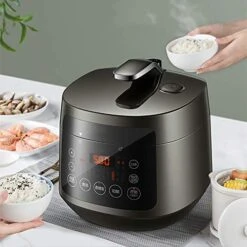 Electric Pressure Cooker, Household Smart 3L High Pressure Cooker, Mini Rice Cooker, Low Temperature Cooking, Fermentation, -KitchenAid Shop 51t81VtfeJL