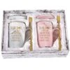 Favorite Child Mugs Dear Mom Dad Mug Set Best Gift From Daughter Son Thanksgiving Birthday Marble Cups With Gift Box Spoon Coaster 14 Oz(Pink/Gray) -KitchenAid Shop 51tFojMmPFL