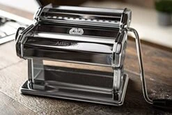 Marcato Arcato Atlas 180 Pasta, Made In Italy, Stainless Steel, 180-Millimeters Wide, Includes Machine With Cutter, Hand Crank, And Instructions -KitchenAid Shop 51tH3aTOBsS