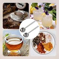 RP Remarkable Power, 4 Pack 30 Ml Silver Stainless Steel Coffee Measuring Scoops With Long Handle 2 Tablespoon Long Handle Spoons -KitchenAid Shop 51tLZry7ZAL
