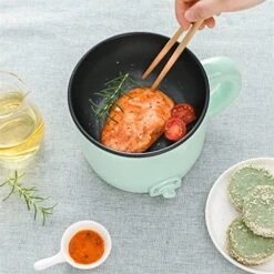 ALLMRO Large Pot Dormitory Students' Electric Cooker Mini Small Electric Cooker Multi Functional Household Gift Electric Non Stick Cooking Pot -KitchenAid Shop 51tO5p6hK7L