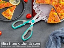 Kitchen Scissors, Stainless Steel Multi-Purpose Cooking Shears Heavy Duty For Meat Chicken Poultry Fish Vegetable Cutting, Dishwasher Safe -KitchenAid Shop 51tPqMWEIdL
