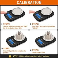 Gram Scale With 1000g/0.1g High Precision Mini Coffee Scale For Weed Jewelry Scale With 6 Units, Tare, Calibration PCS Function And Backlit 11 Gram Scale With 1000g/0.1g High Precision Mini Coffee Scale For Weed Jewelry Scale With 6 Units, Tare, Calibration PCS Function And Backlit -KitchenAid Shop 51tQlwi65zL
