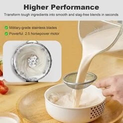 Professional Blender For Kitchen Quiet: Vacuum Commercial Blender For Shakes And Smoothies - 56oz Industrial Countertop Blenders - 1500W High Power Smoothie Blender With Shield, 29015 (56 Oz) -KitchenAid Shop 51tS3QihM4L 1