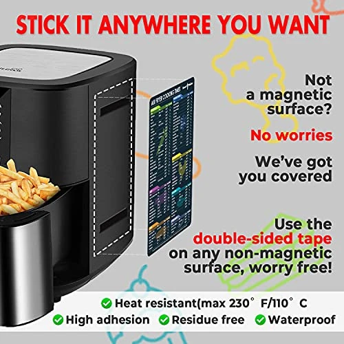 Instant Pot Magnetic Cheat Sheet (1 Set Of 3 Pcs) - Instant Pot Accessories, Pressure Cooker Cooking Times Chart, Quick Reference Guide Kitchen Set With Dry Erase Fridge Whiteboard, Black 6 Instant Pot Magnetic Cheat Sheet (1 Set Of 3 Pcs) - Instant Pot Accessories, Pressure Cooker Cooking Times Chart, Quick Reference Guide Kitchen Set With Dry Erase Fridge Whiteboard, Black - Image 4