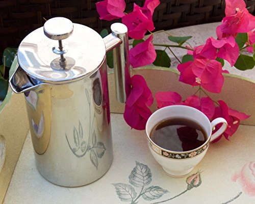 20 Oz Stainless Steel French Press Coffee Maker | Double Walled Insulated Coffee & Tea Brewer Pot & Maker | Keeps Brewed Coffee Or Tea Hot | 600 Ml 4 20 Oz Stainless Steel French Press Coffee Maker | Double Walled Insulated Coffee & Tea Brewer Pot & Maker | Keeps Brewed Coffee Or Tea Hot | 600 Ml - Image 2