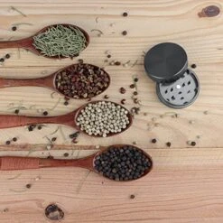 Manual Spice Grinder - 2 Inch Aluminum Portable Size With Magnetic Lid - Black -KitchenAid Shop 51ti0nucUOL